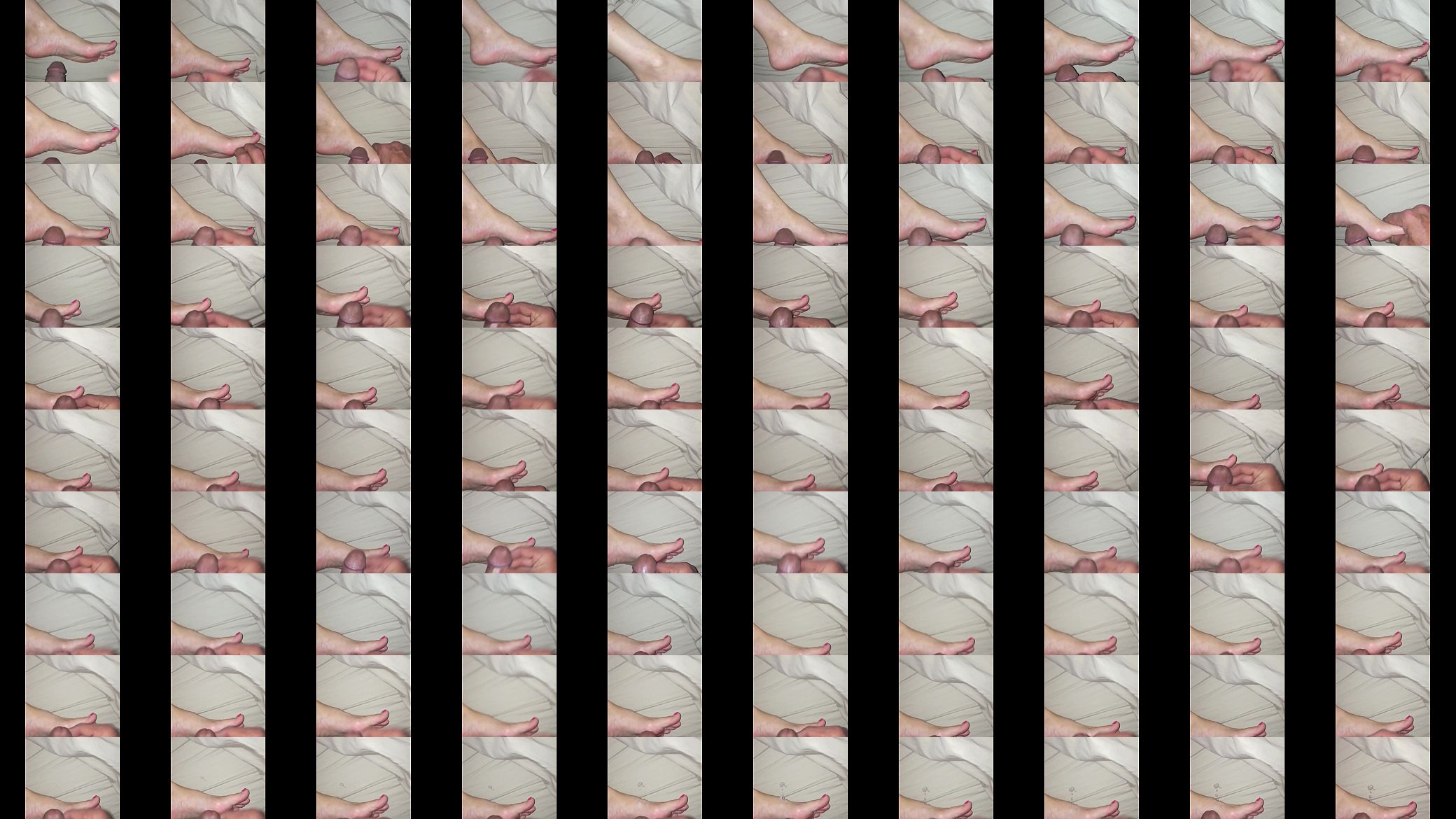 Me cuming on my wife&rsquo;s foot 预览图