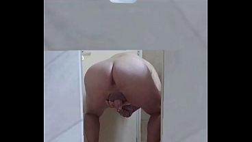 Naked trans Zea812 shaving his cock and then masturbating on cam