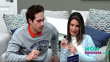 Stepmoms Swap Orgy After Board Games