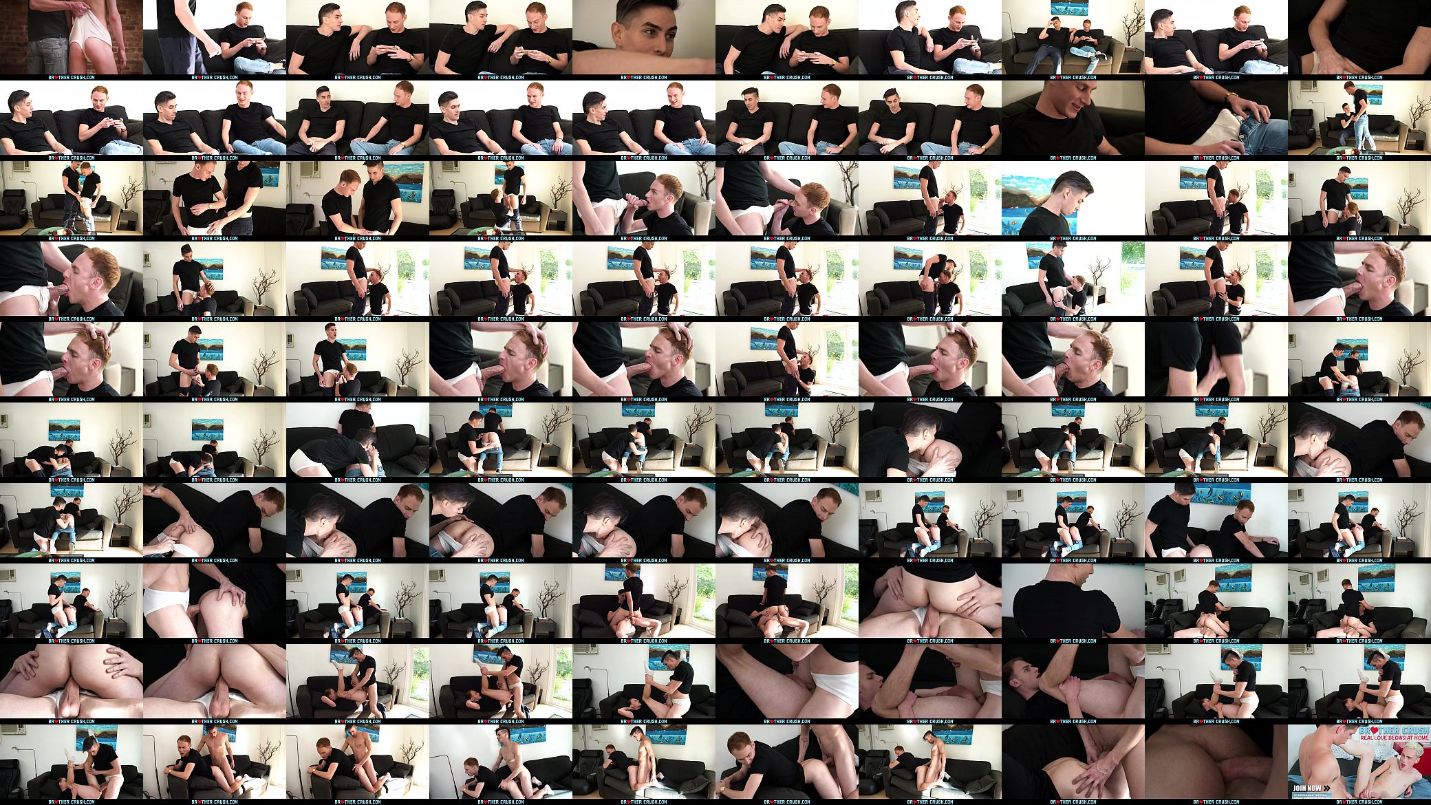 BrotherCrush - Twink Stepbrother Deepthroats My Huge Cock 预览图