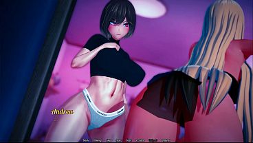 Futa's World Of NTR #10 - Animated Futa On Futa Sex Gameplay