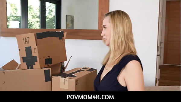 PovMom4K  -  STEPSON helps mature MILF step mom Lilly James to sell all her clothing and she rewarded him