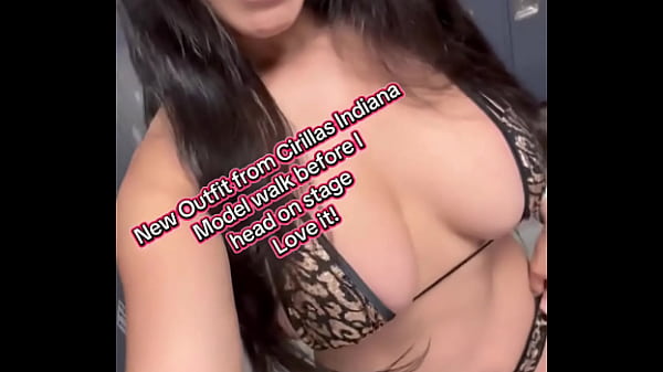 New Outfit from Cirillas Indiana cirillasky Model Walk before I head on stage#fyp