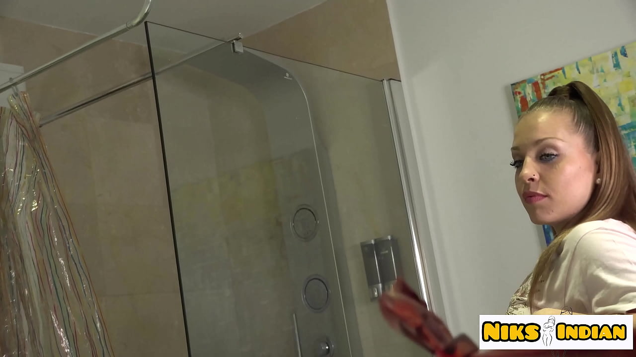 Busty indian woman massage by lucky guy