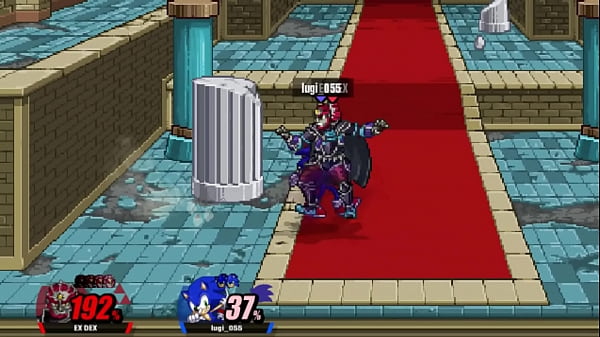 I break his ass very fast SSF2 fighting against lugi 055