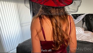 Stepdaughter Says “Fuck You” to Stepdad and Gets Destroyed