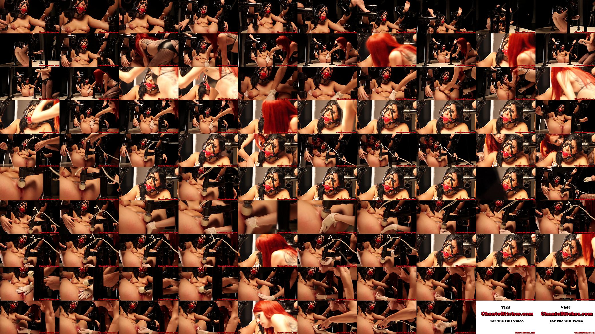 Lezdom mouth gagging submissive 预览图