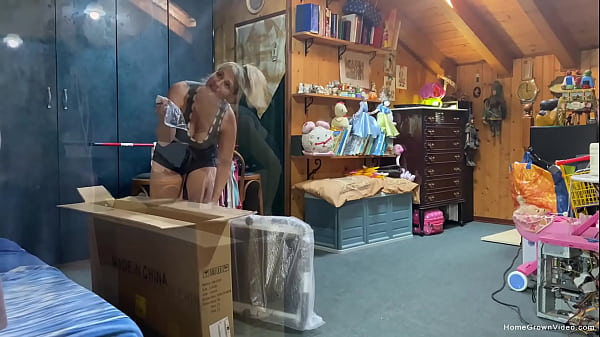 Big tit blonde wife takes it in all of her holes