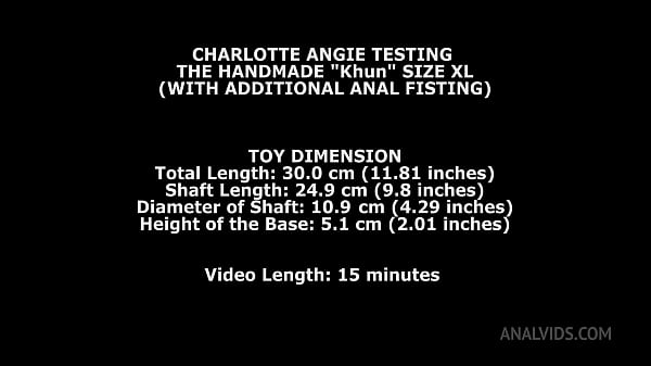 Charlotte Angie Testing The Handmade Khun Size XL (With Additional Anal Fisting) TWT130