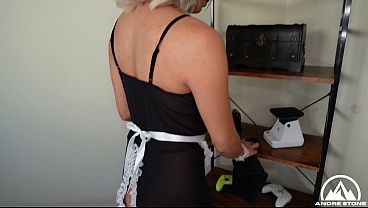 Brand New Asian Femboy Maid Lauren Carter Gets Full Nelson Fuck