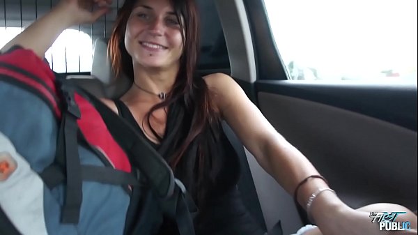 Busty Youngster Uses Her Tits to Please Cock Outdoors