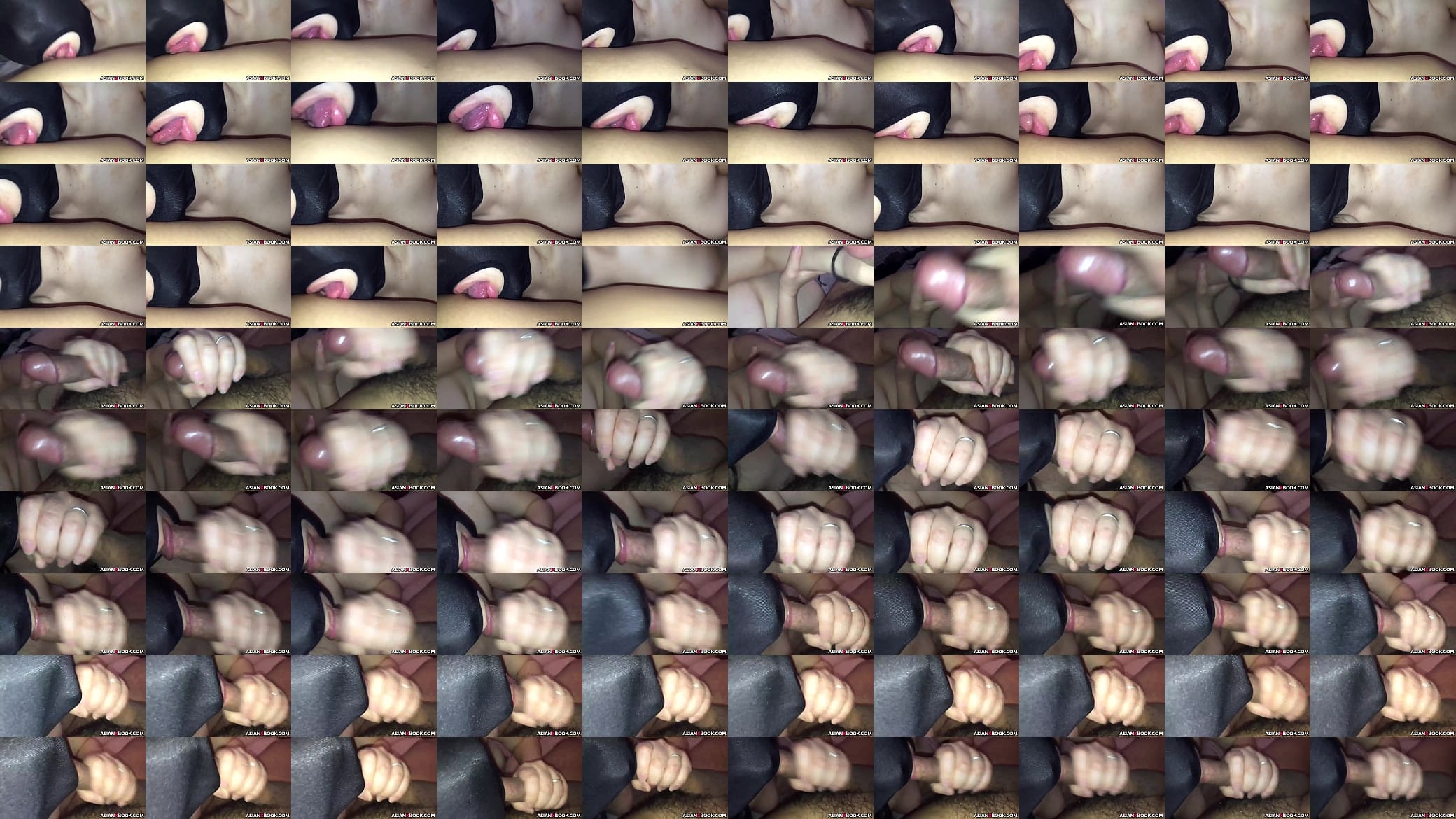 Masked asian babe gives handjob 预览图