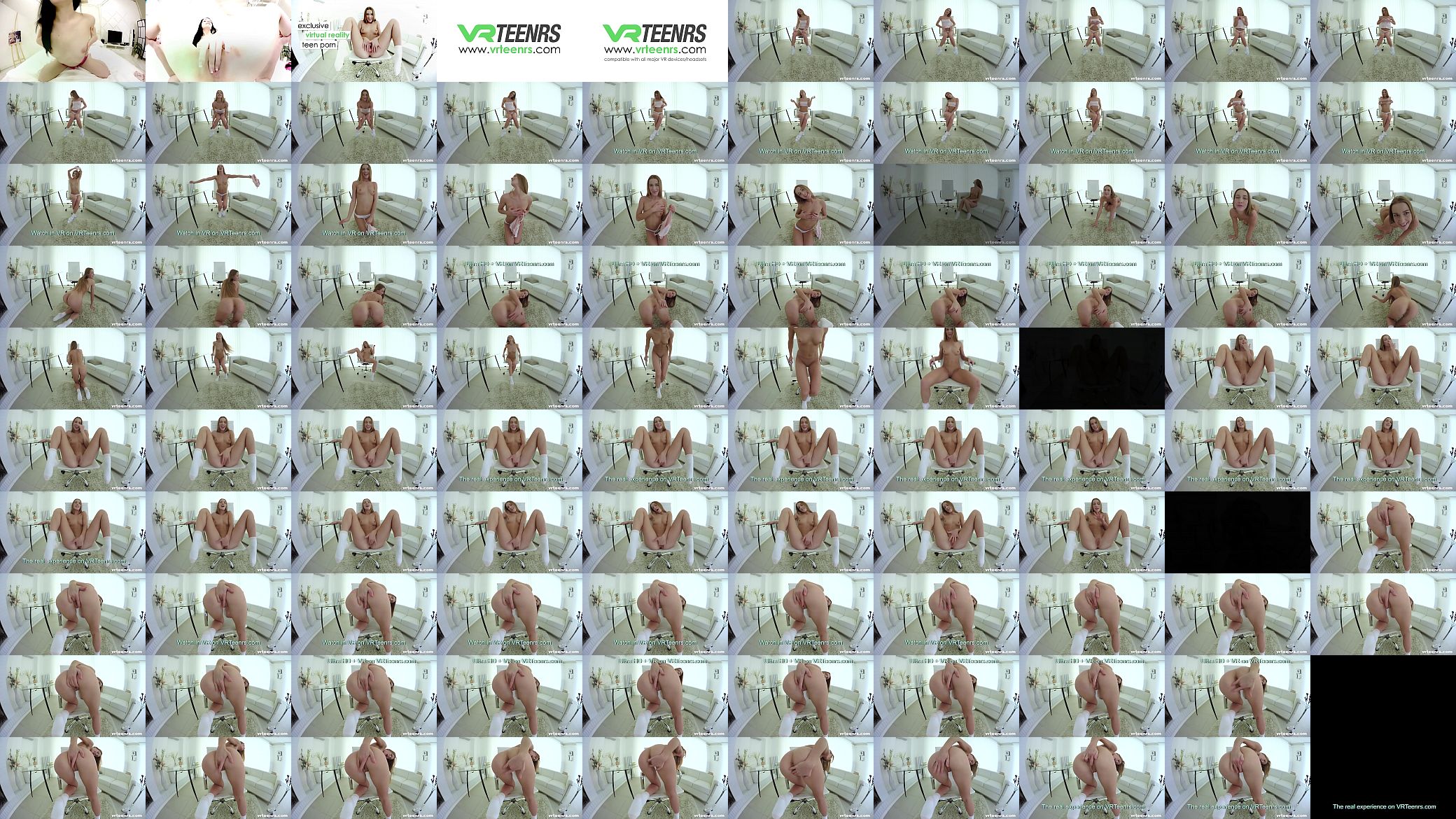 Blonde plays with pussy in virtual reality VRTeenrs.com 预览图