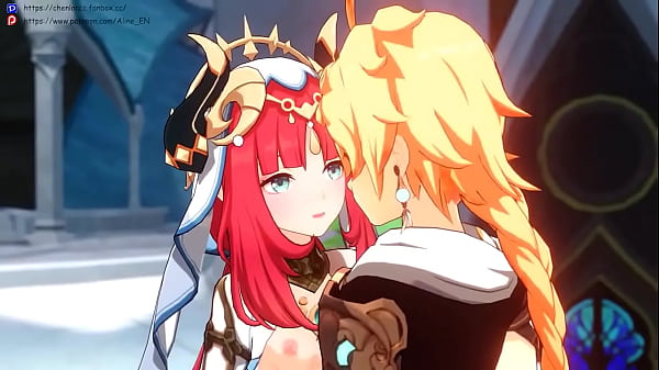Genshin impact porn Nilu and Iter blowjob and fucking