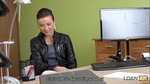 LOAN4K. Fraces likes new loan agent so agrees to fuck for money