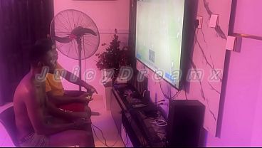 Horny wife wears ready to do anything to get her husband BBC