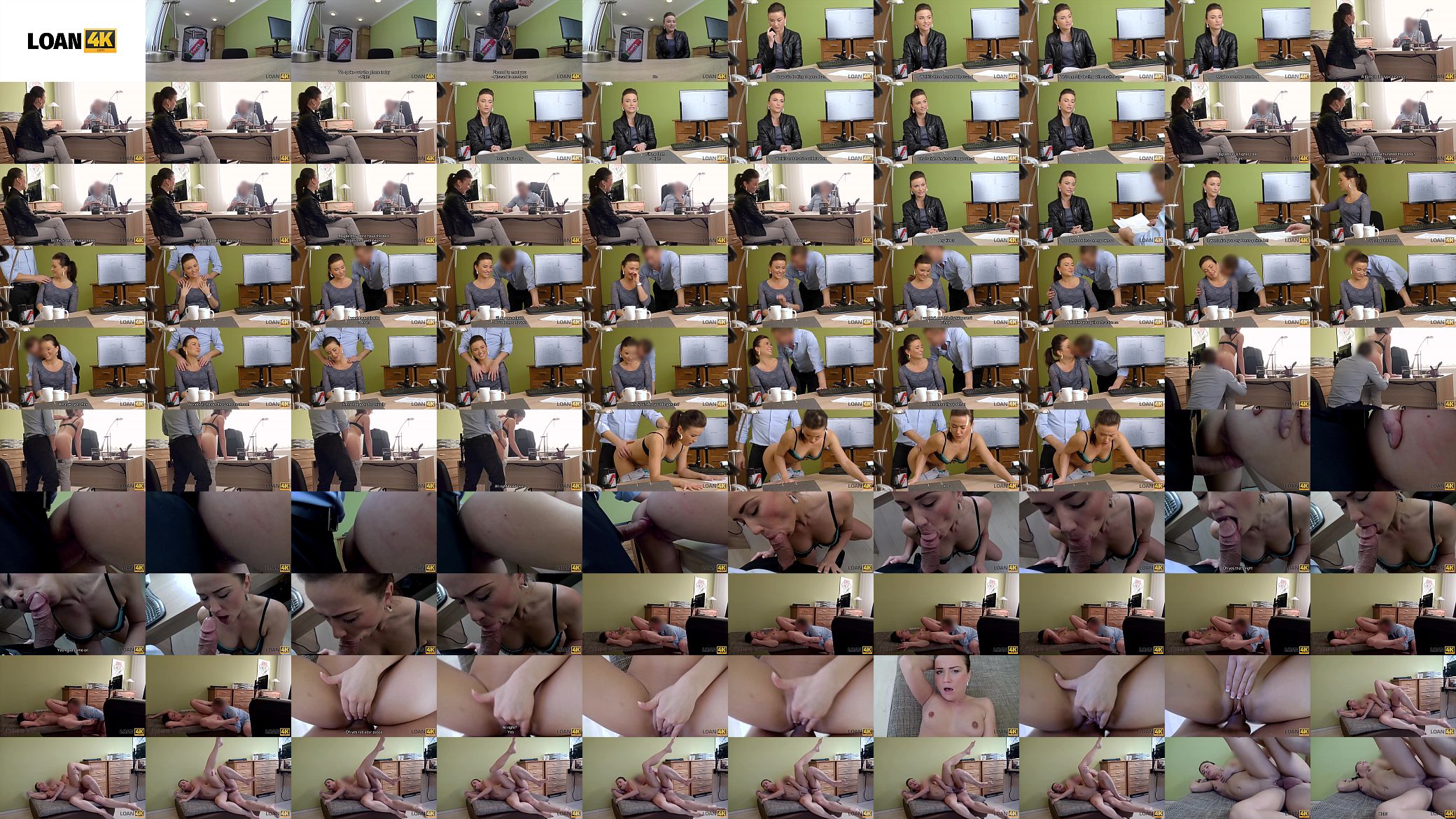 LOAN4K. Naughty agent can help sweet thing if she undresses for him 预览图