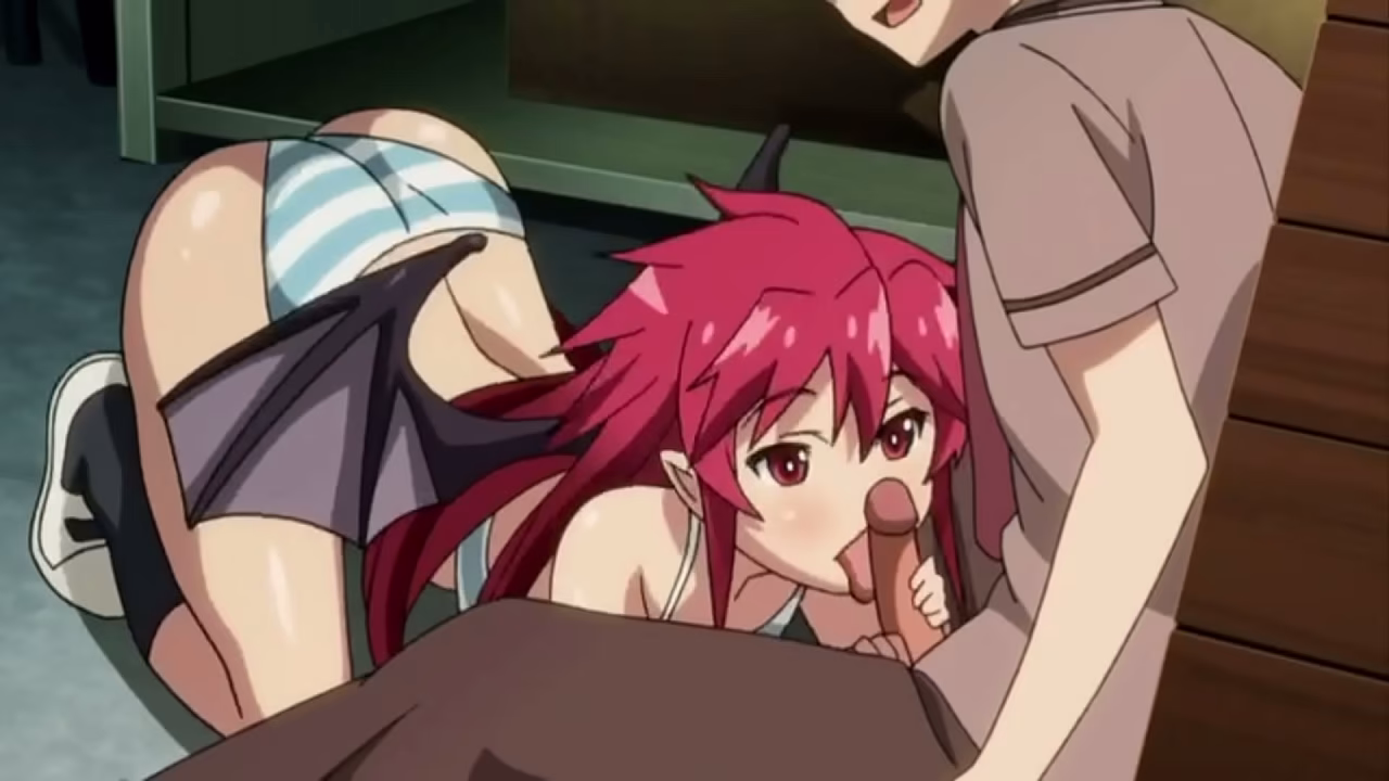 Hentai teen fucks cute vampire girl