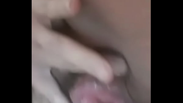 Seeing her finger herself and rub pussy