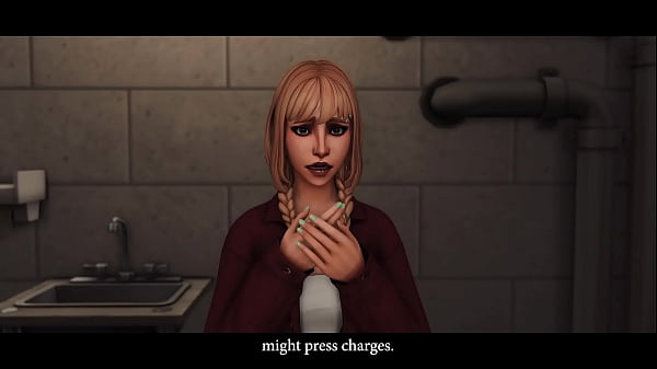 THIEVING TEEN SLUT CAUGHT AND FUCK SECURITY GUARDS - SIMS 4