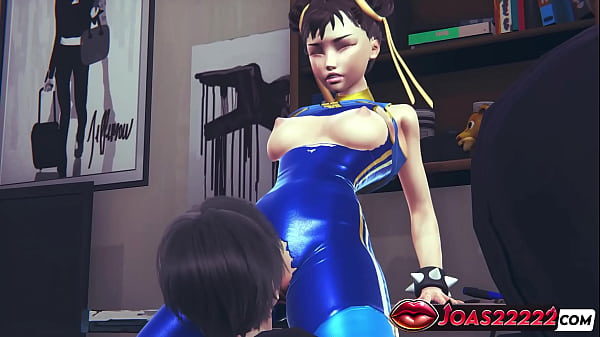 Chun Li Street Fighter 6 Fetish Porn &ndash; Sexy Cosplay Anime Girl In Blue Latex Costume Gets Her Pussy Licked Through Tight Pants In 3D Hentai Honey Select 2 Until She Moans And Orgasms Hard
