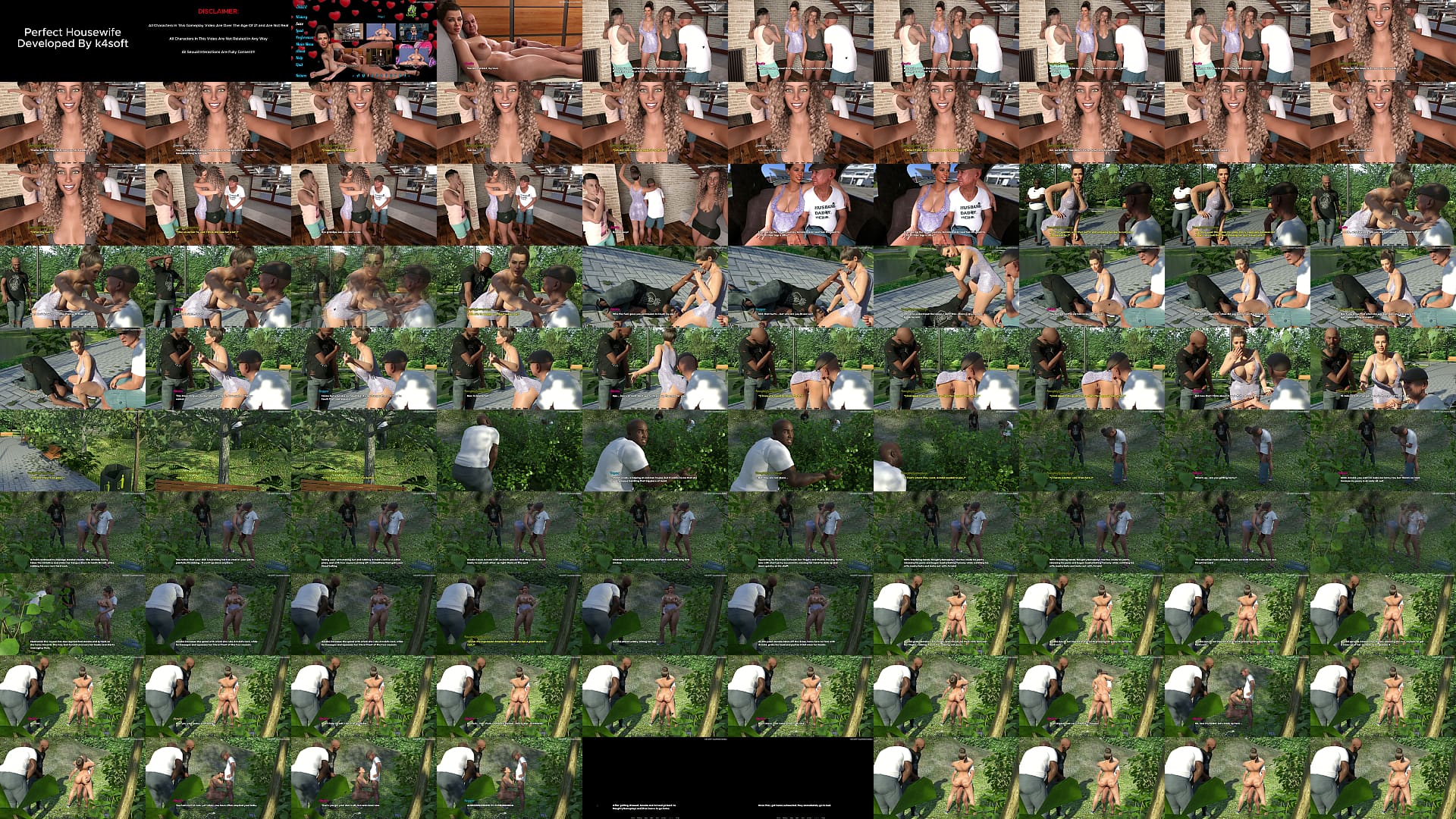 Perfect Housewife 13 By k4soft - Husband Watches His Wife Fucking Strangers in Public - 3D Porn Game 预览图