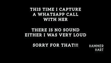 Cum Tribute For Danielitha7 No.2 - 1st Tribute On WhatsApp Call