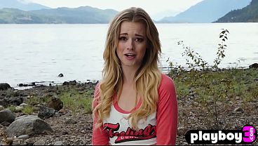 Download Video - Small tits Olivia Preston passion posing before hot outdoor striptease