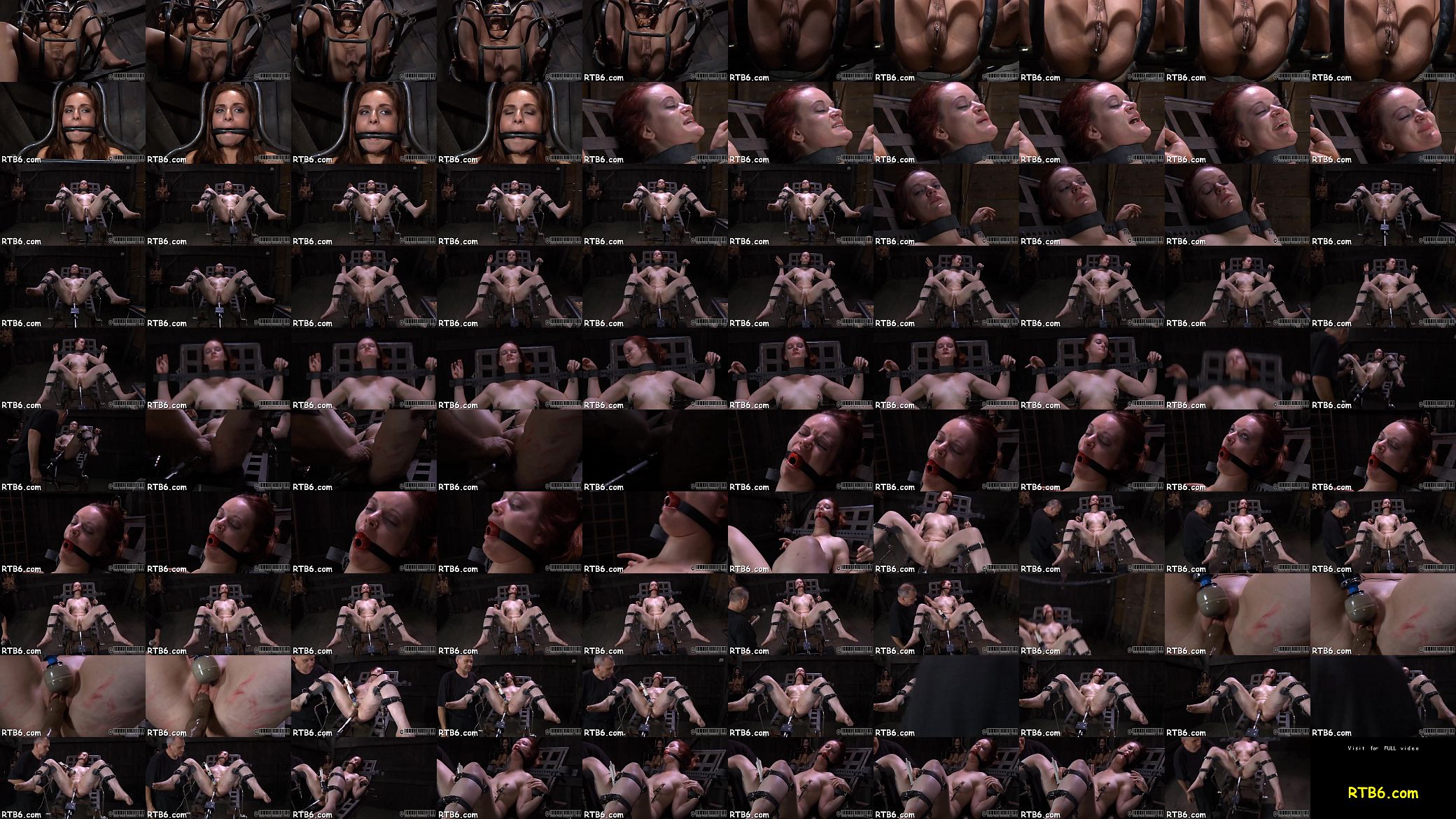 Clamped up babe is receiving lusty facial anguish 预览图