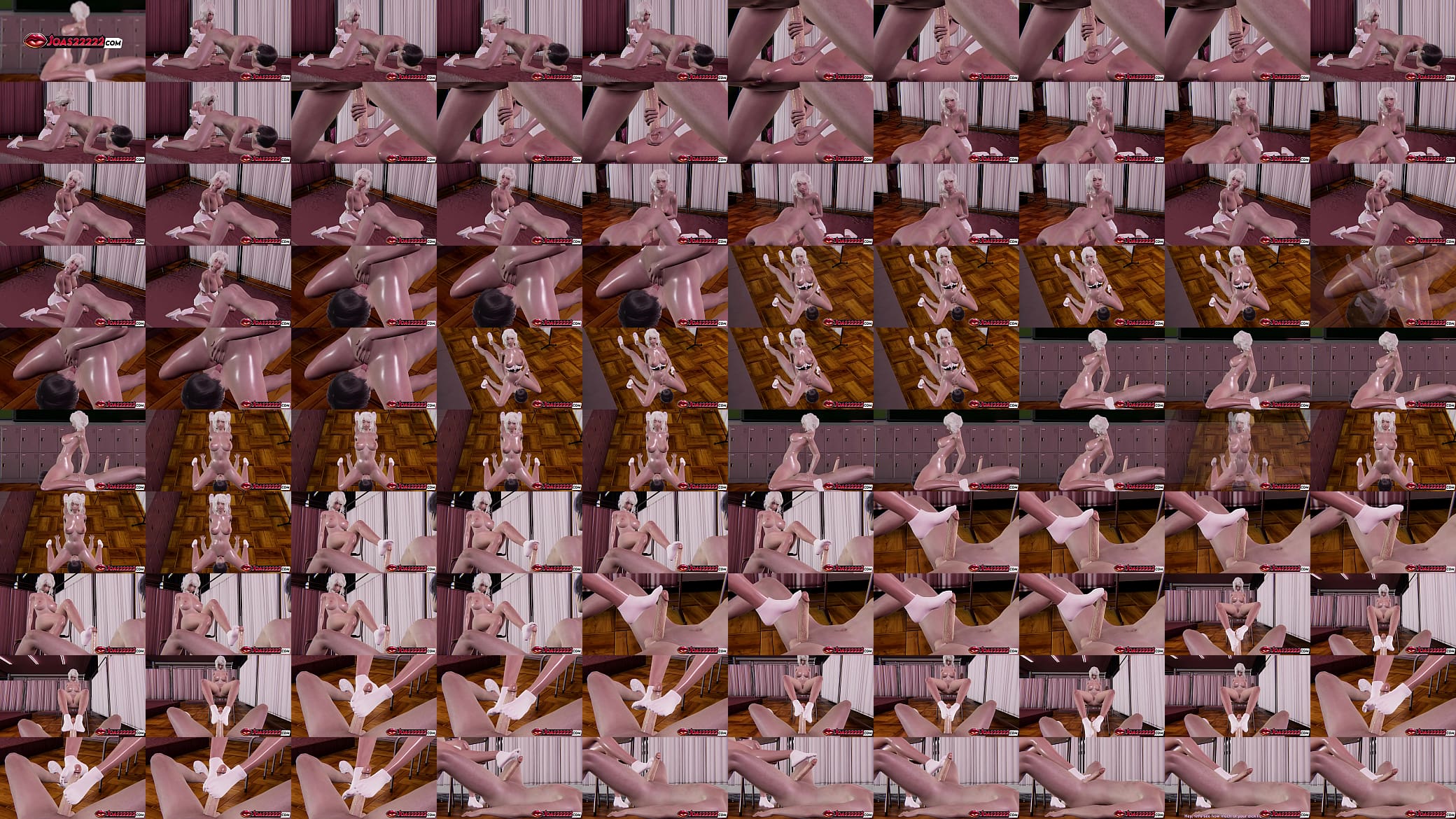 Fetish Waifu Domination 3D Hentai - Handjob Service for Big Dick, Face Sitting Pussy Licking, Fetish Footjob in White Socks with Cumshot 预览图