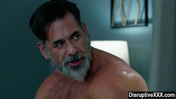 Young gay boy massages then has sex with older ...