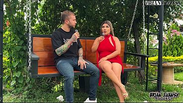 Blonde Colombian Naty Delgado has a podcast that ends with outdoor sex - Brian Evansx