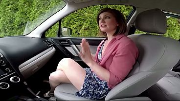 Housewife Ginger - Stranded in Rental Car With Co-Worker