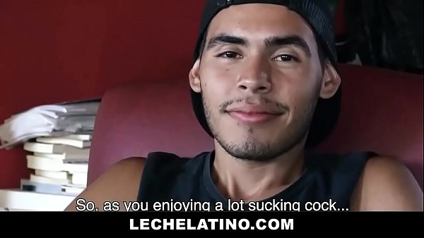 Download Video - Hot Latin Twink Paid To Suck Two Big Cocks - LECHELATINO&period;COM
