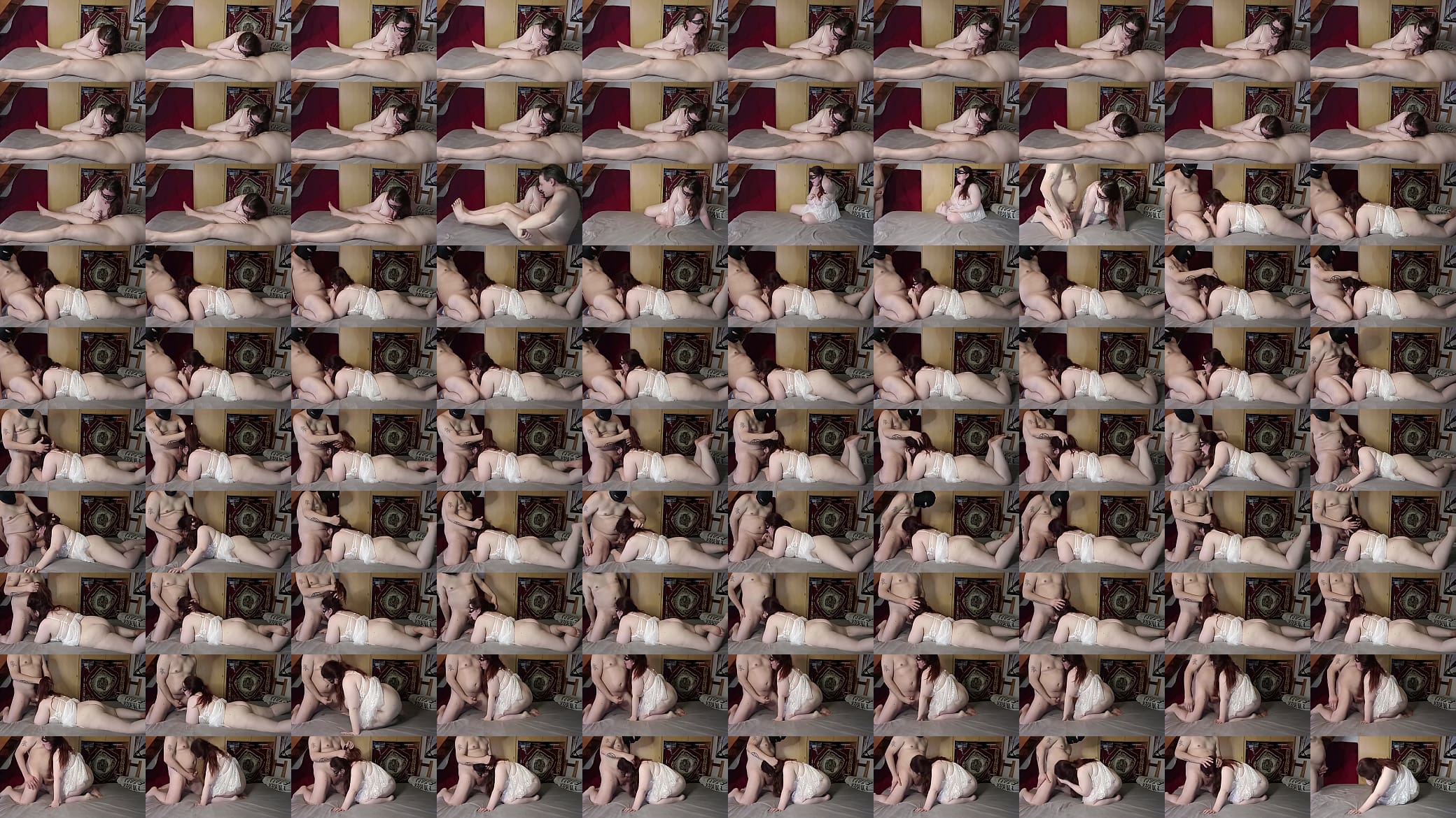 She enjoys 2 cocks right before her wedding HD 预览图