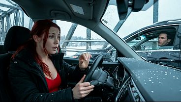 Beautiful redhead wants to avenge the damage with her ass - AI-generated content