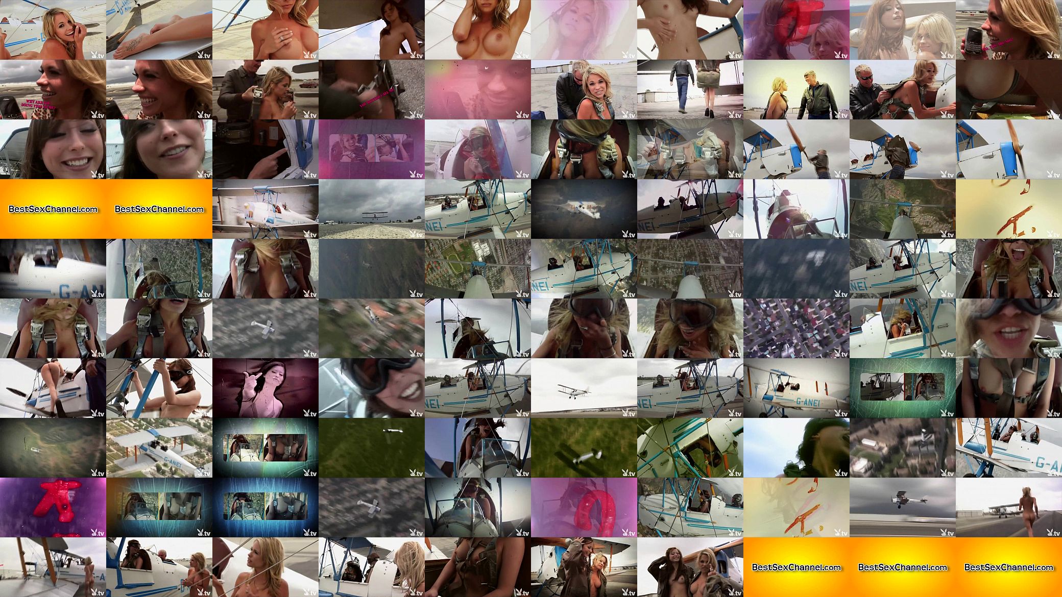 Naked Girls doing Biplane Stunts! 预览图