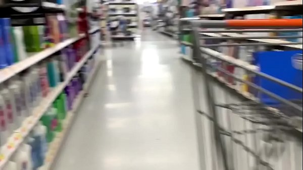 A Real Freak Recording a Hot chick at Walmart -