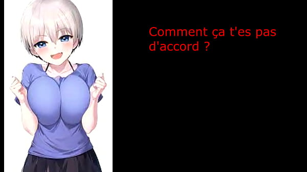 Joi hentai fr Hana Uzaki assplay, femdom, humiliation