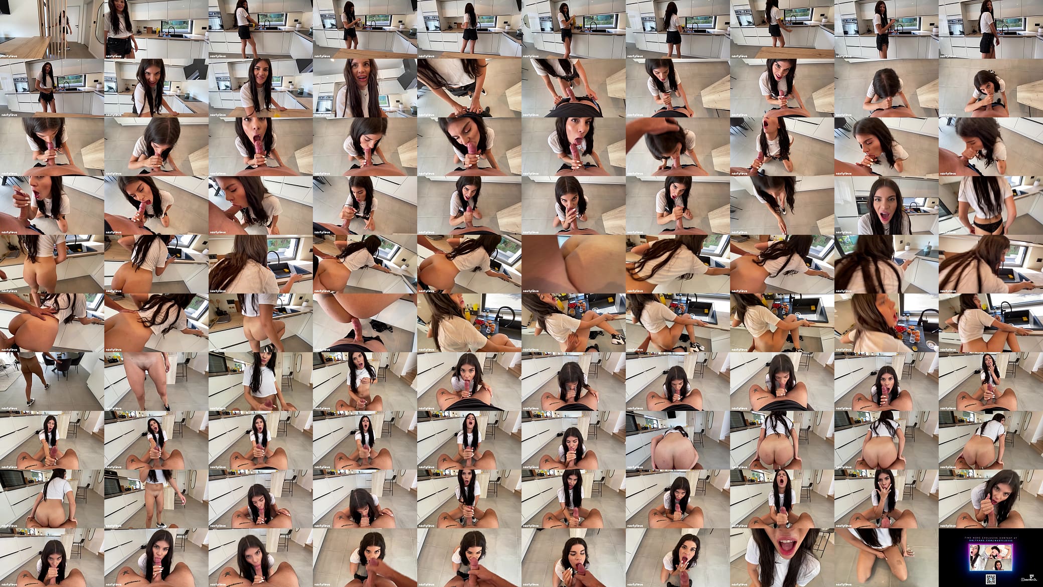 Stepsister wanted to make me Breakfast but instead gets fucked &amp; receives big Facial 预览图