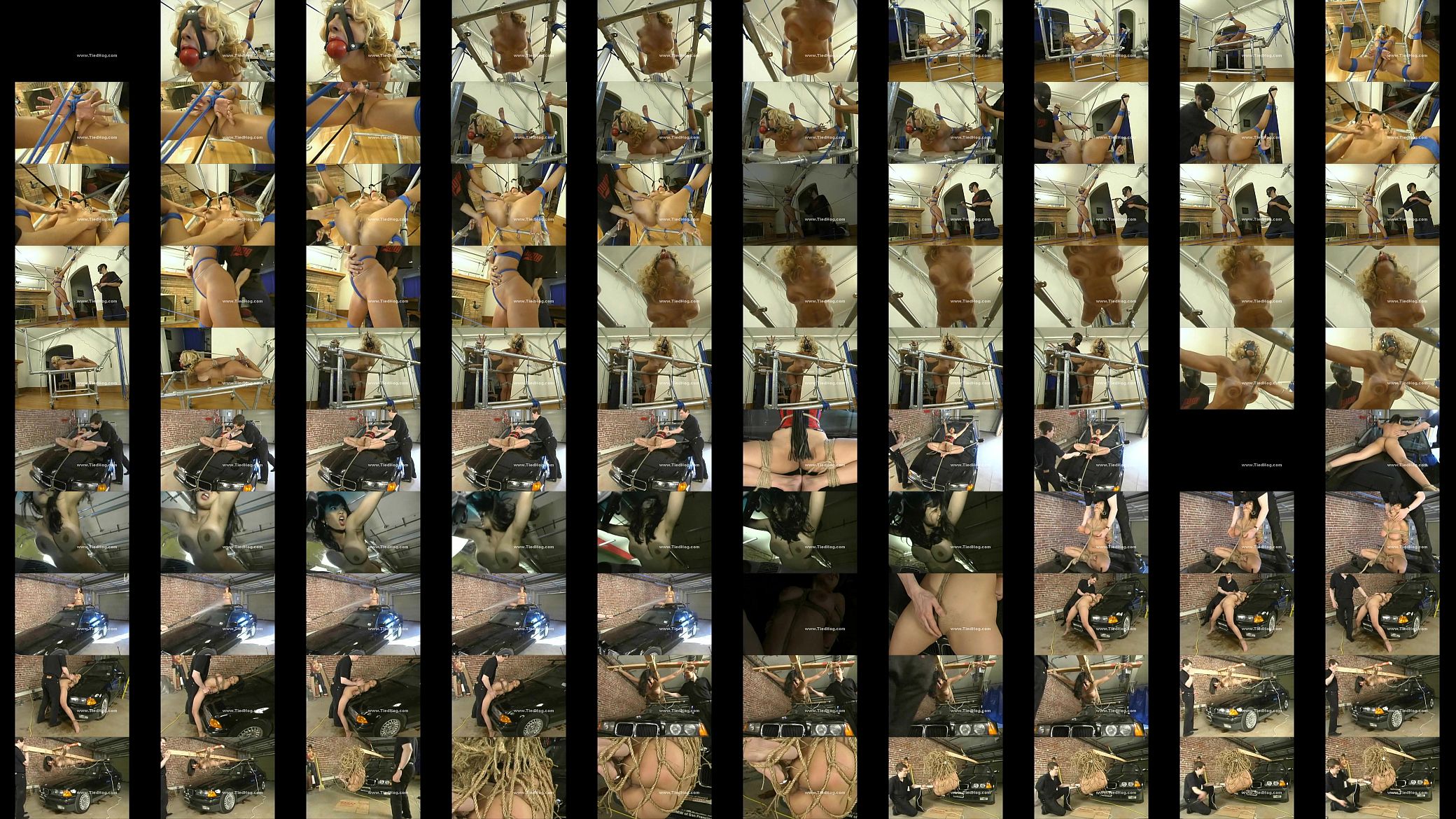 Blonde babe with big tits bondage 预览图