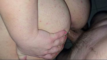Fucked a milf in the kitchen and came on her big tits