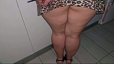 Fucked a milf in the kitchen and came on her big tits