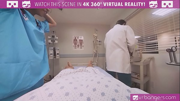 VRBangers.com-Hot Ebony Nurse Kira Noir fucking a patient VR Porn