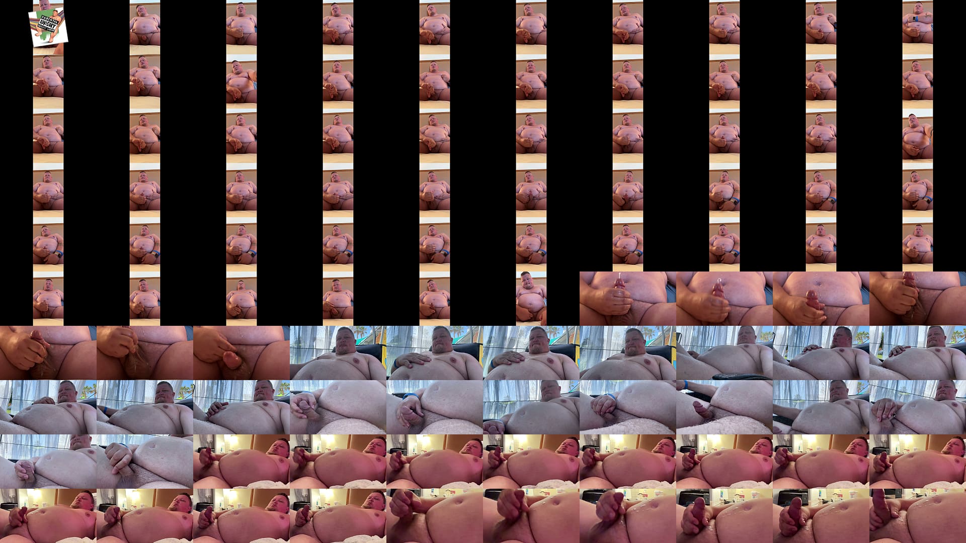 Chubby Bear Cumming at the Gay Resort PART 2 预览图