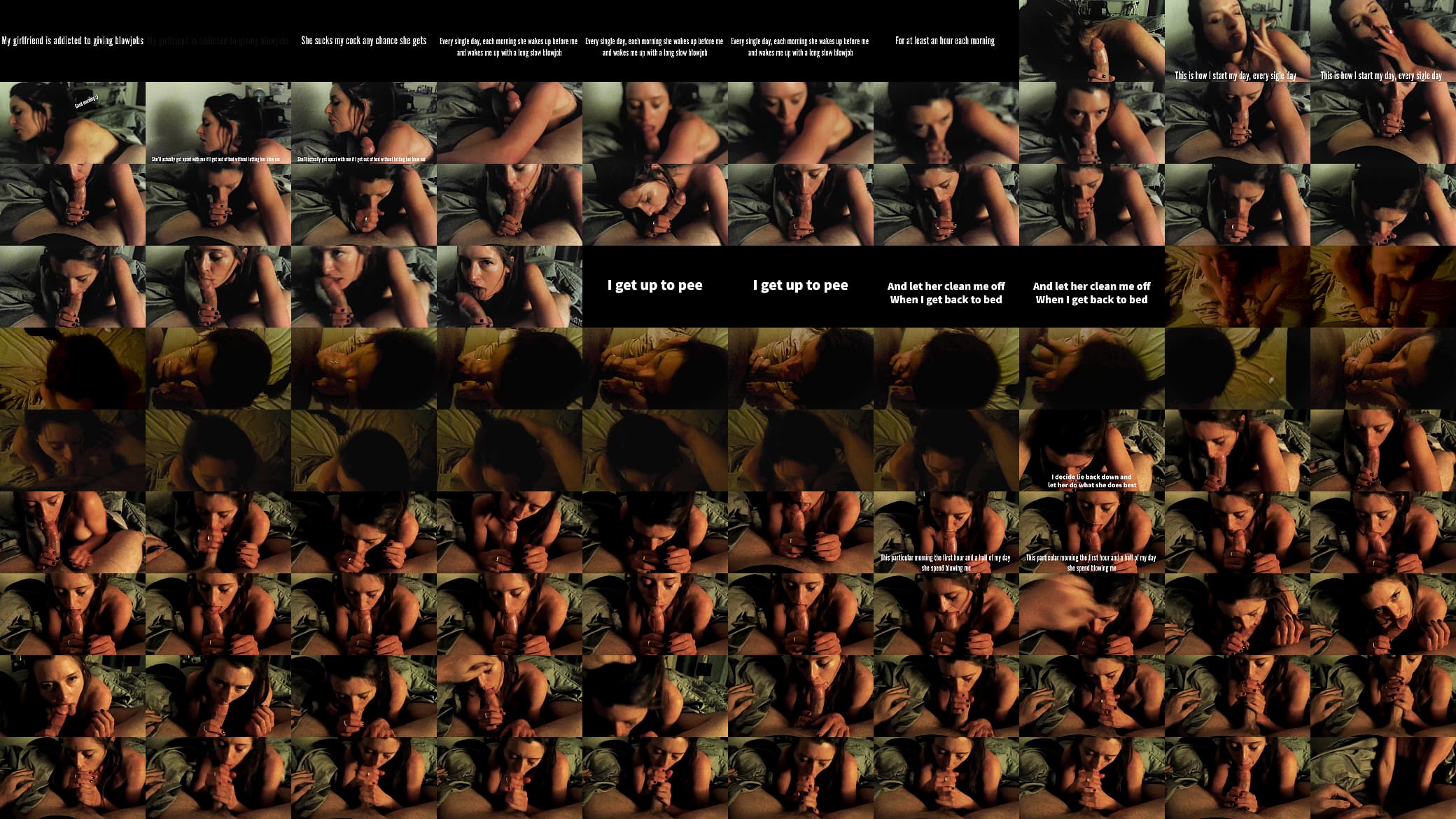 Every morning she wakes me up with an hour   long blowjob 预览图