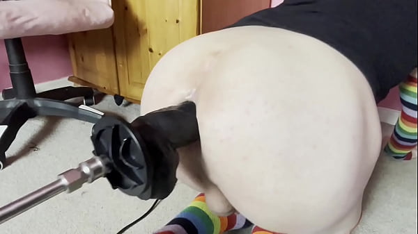 Download Video - Femboy using fuck machine with big toys - Trailer