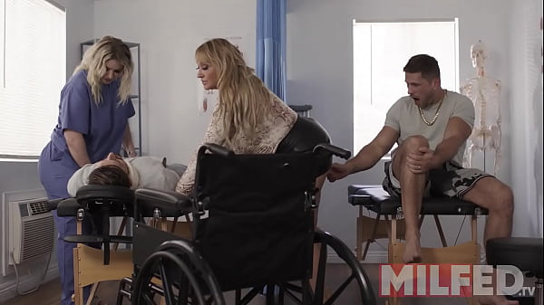 Hot Mature step Mom Fucks Another Patient While her step Son is in Treatment