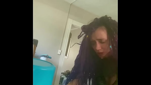 Download Video - Pretty purple dreadhead  white girl straight from college ForsakenAngel gets fucked in debut trailer