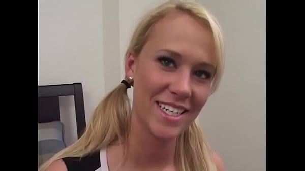 CARLY PARKER Sexy Big Tits Blonde Coed Fucked Hard by Huge Cock and Gets Cum Facial